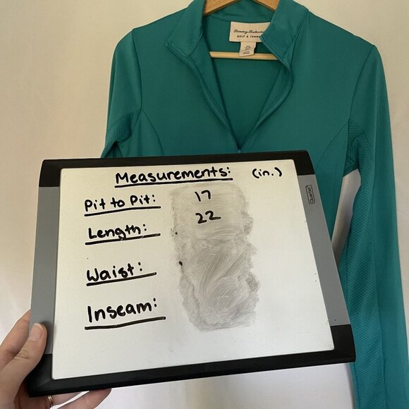 Tommy Bahama Golf & Tennis Womens Long Sleeve Quarter-Zip Top size small - Picture 7 of 9